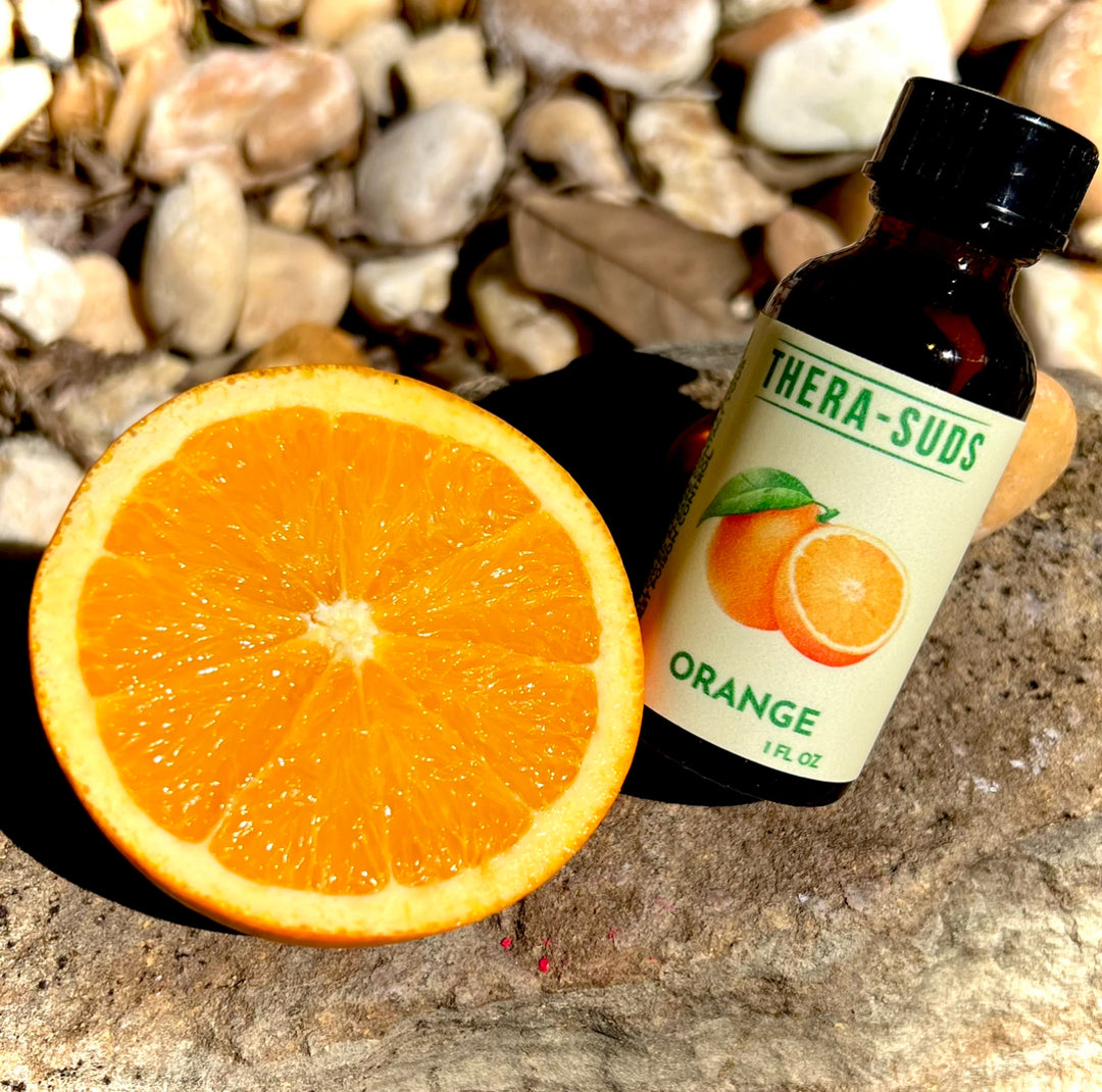 juicy orange and orange essential oil